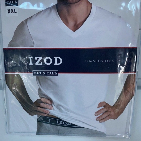 Izod Vneck Tshirts Undershirts Big Tall 